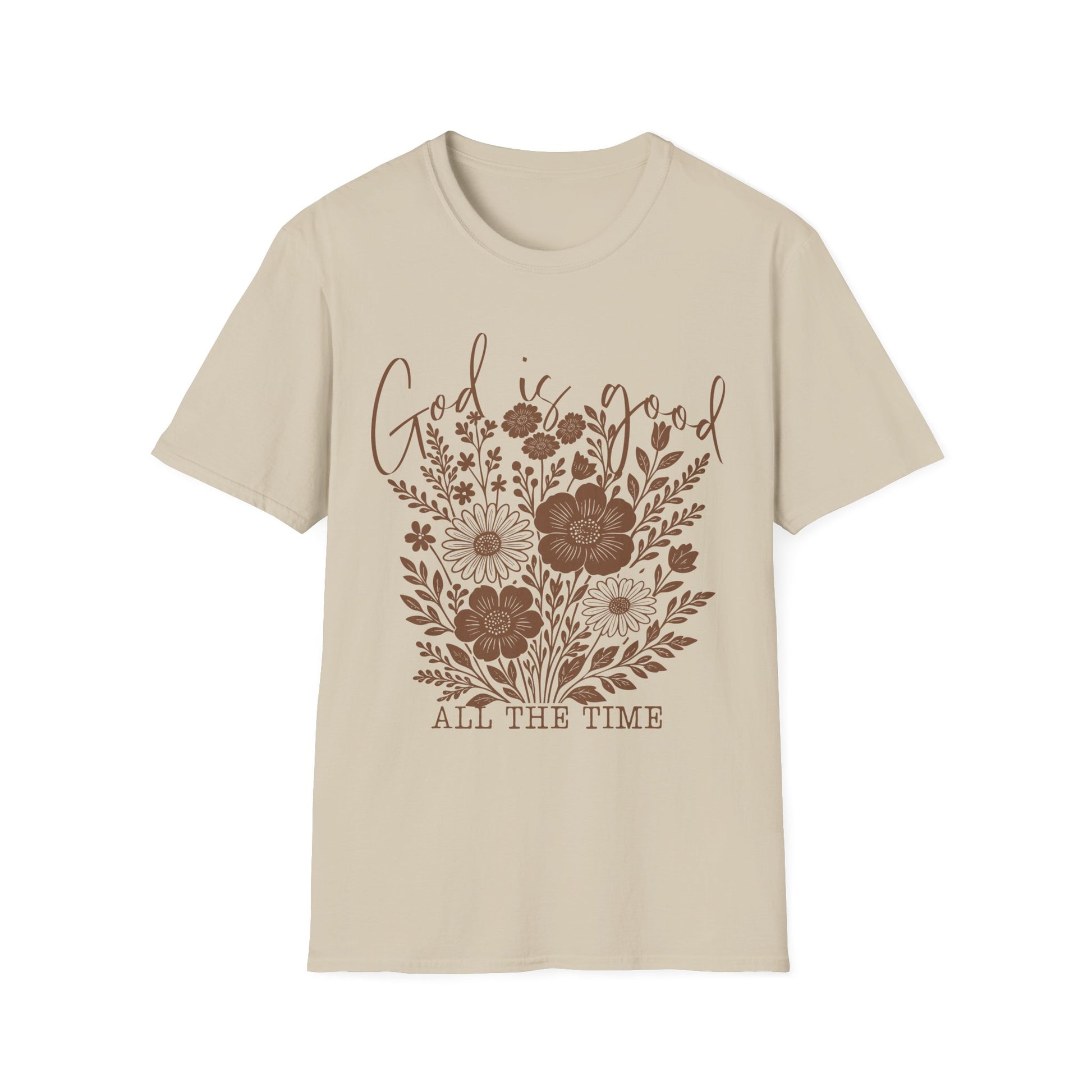 Boho Floral God is Good All the Time T-Shirt, Gift for her, Christian Gift
