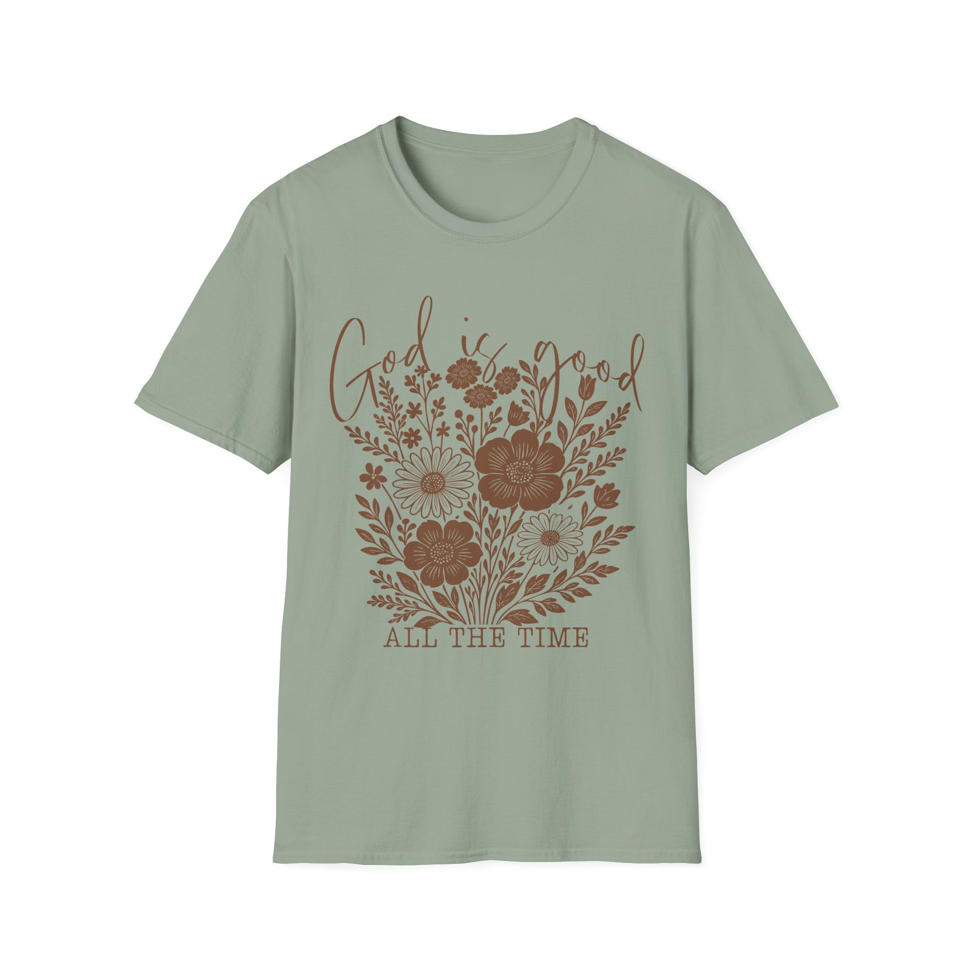 Boho Floral God is Good All the Time T-Shirt, Gift for her, Christian Gift