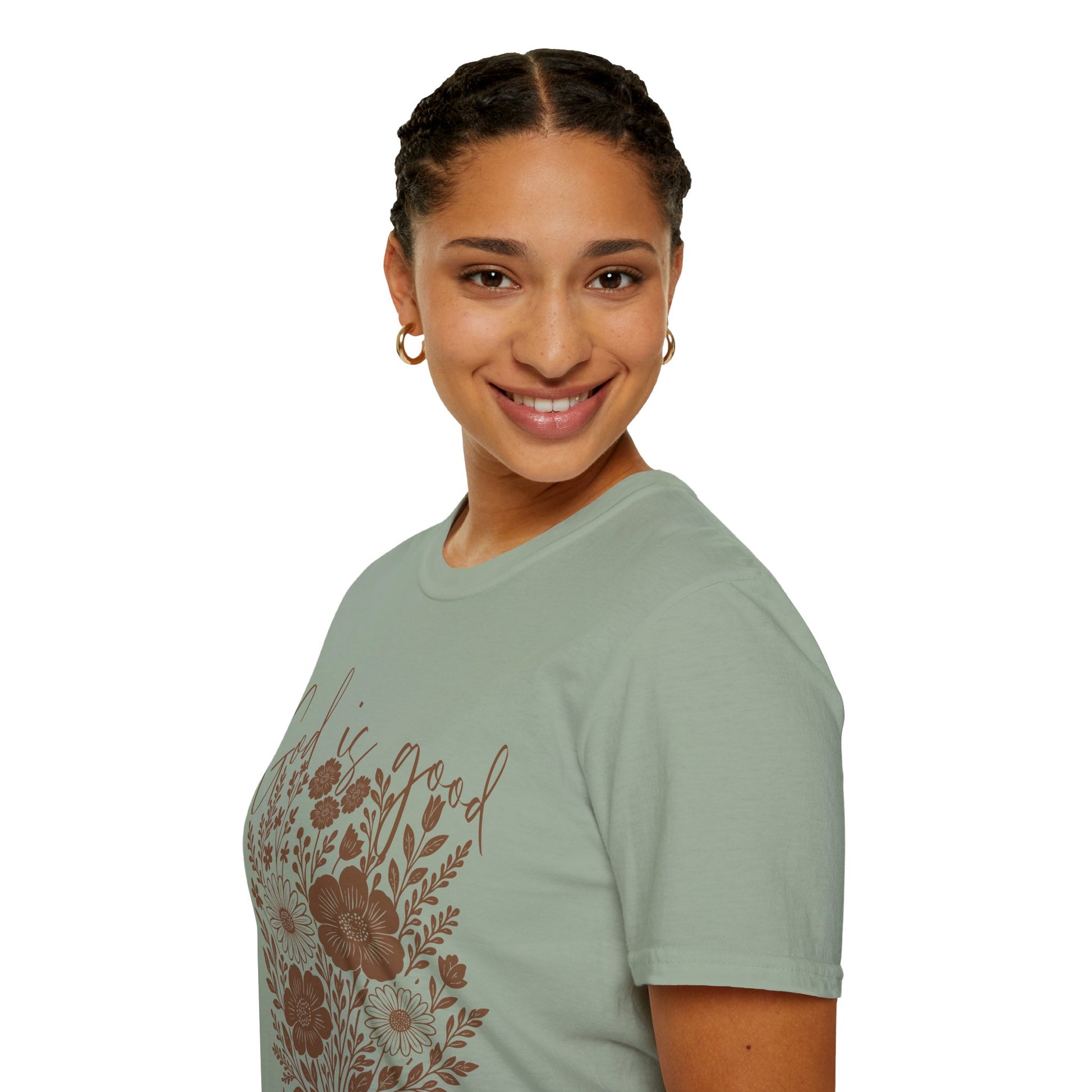 Boho Floral God is Good All the Time T-Shirt, Gift for her, Christian Gift