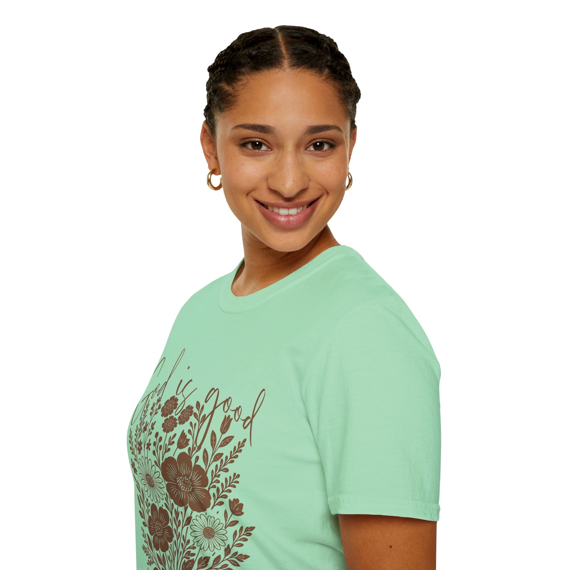 Boho Floral God is Good All the Time T-Shirt, Gift for her, Christian Gift