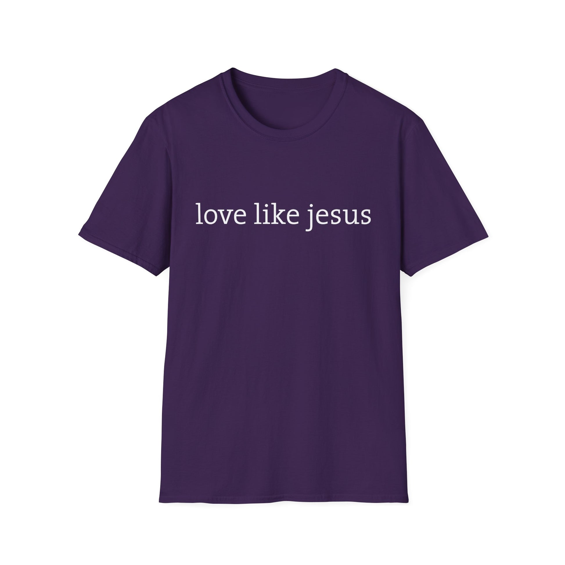Love Like Jesus Softstyle T-Shirt - Christian Tee for Everyday Wear, Faith Apparel for Gifts, Church, Family Gatherings