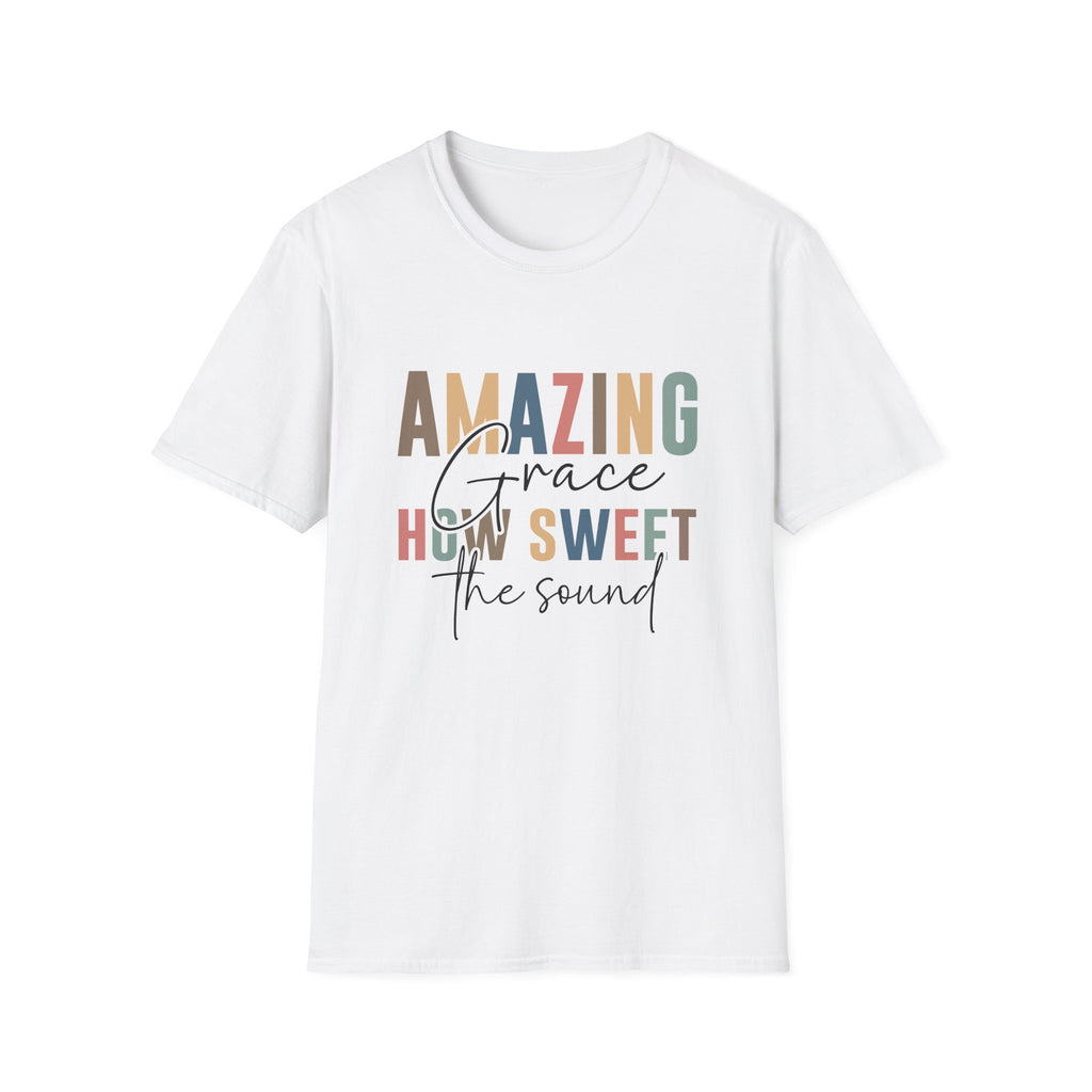 Amazing Grace Inspirational T-Shirt, Unisex Graphic Tee, Faith-Based Apparel, Christian Gift, Casual Wear, Religious Celebrations, [...]
