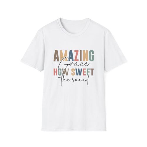 Amazing Grace Inspirational T-Shirt, Unisex Graphic Tee, Faith-Based Apparel, Christian Gift, Casual Wear, Religious Celebrations, [...]