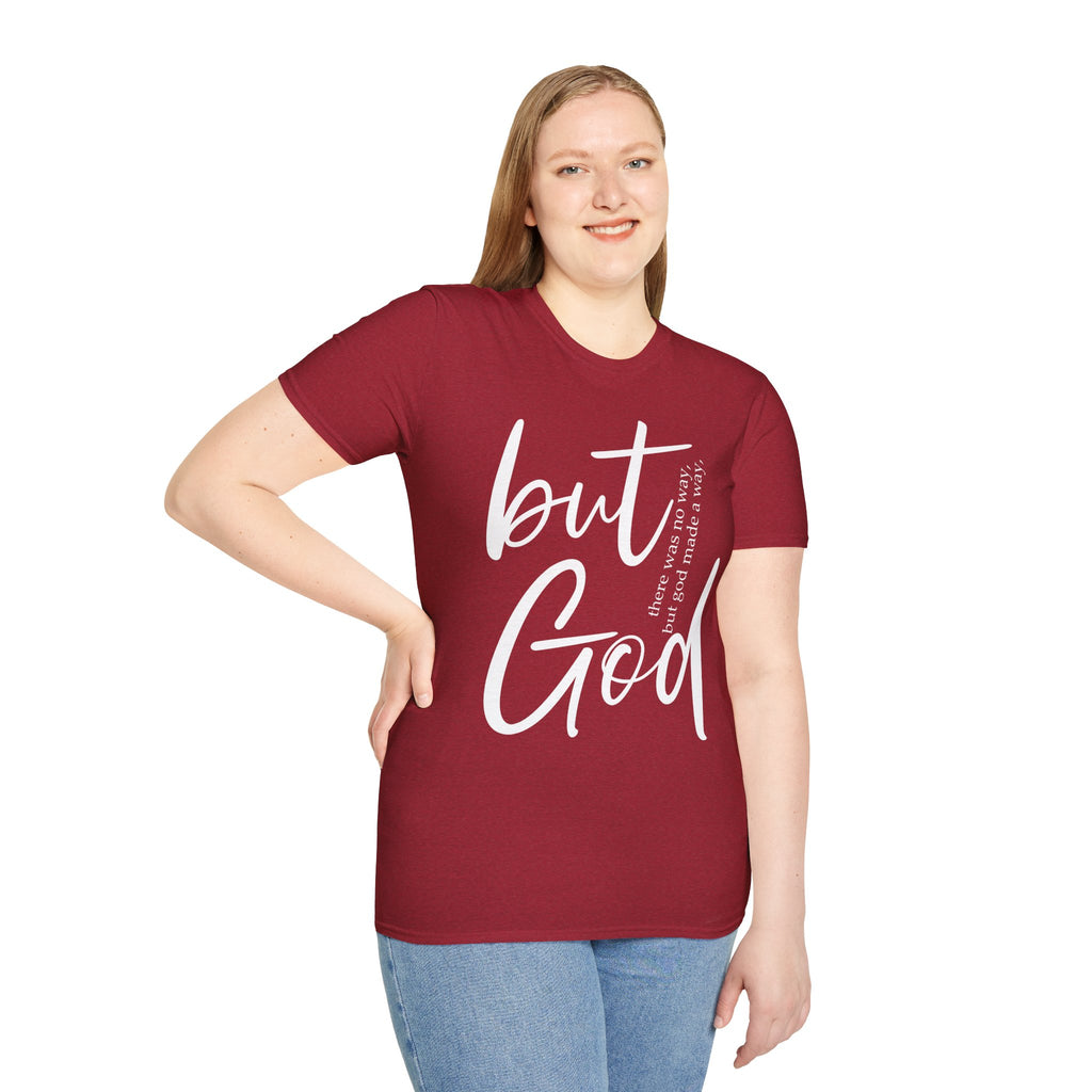 Inspirational T-Shirt - 'But God made a way' - Christian Gift for her