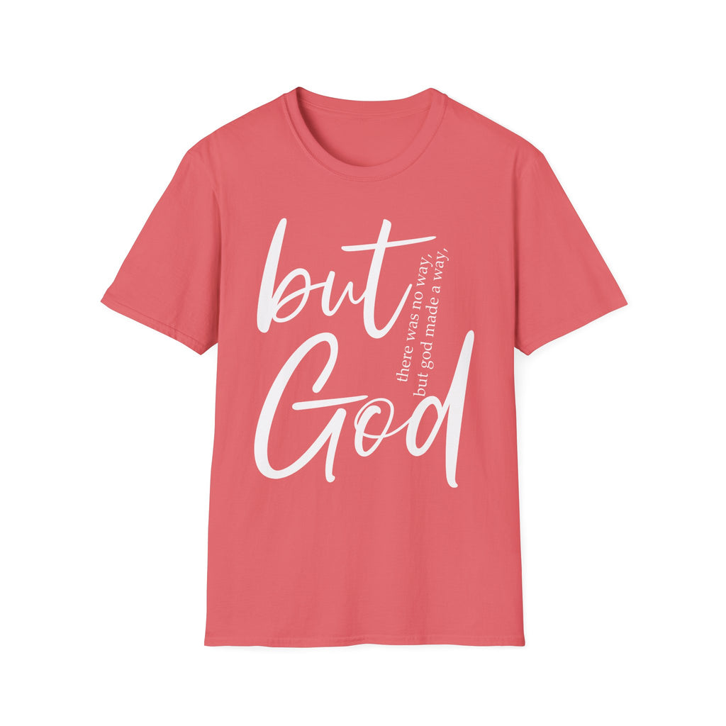 Inspirational T-Shirt - 'But God made a way' - Christian Gift for her