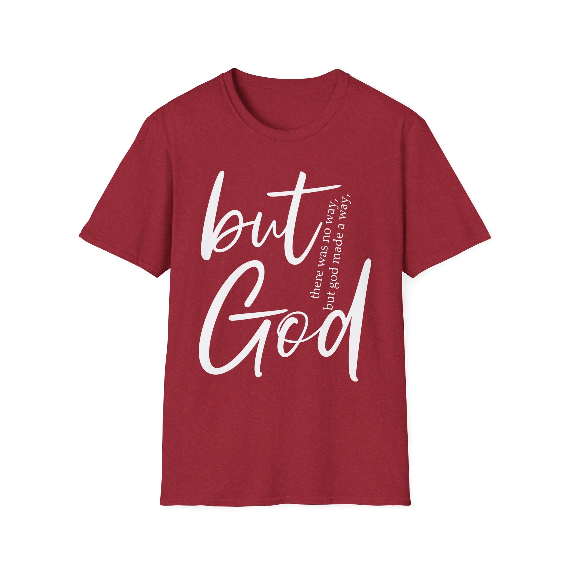 Inspirational T-Shirt - 'But God made a way' - Christian Gift for her