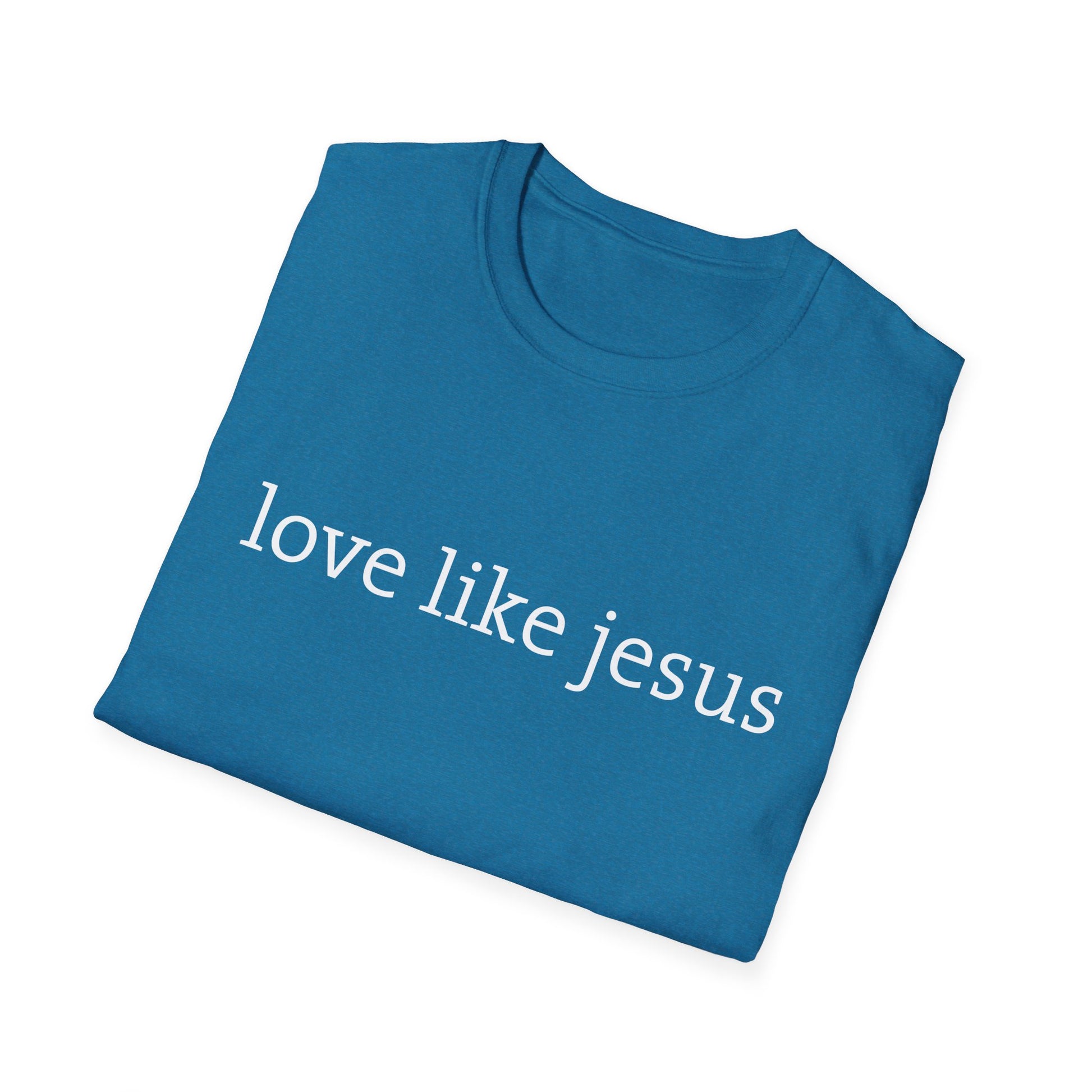 Love Like Jesus Softstyle T-Shirt - Christian Tee for Everyday Wear, Faith Apparel for Gifts, Church, Family Gatherings