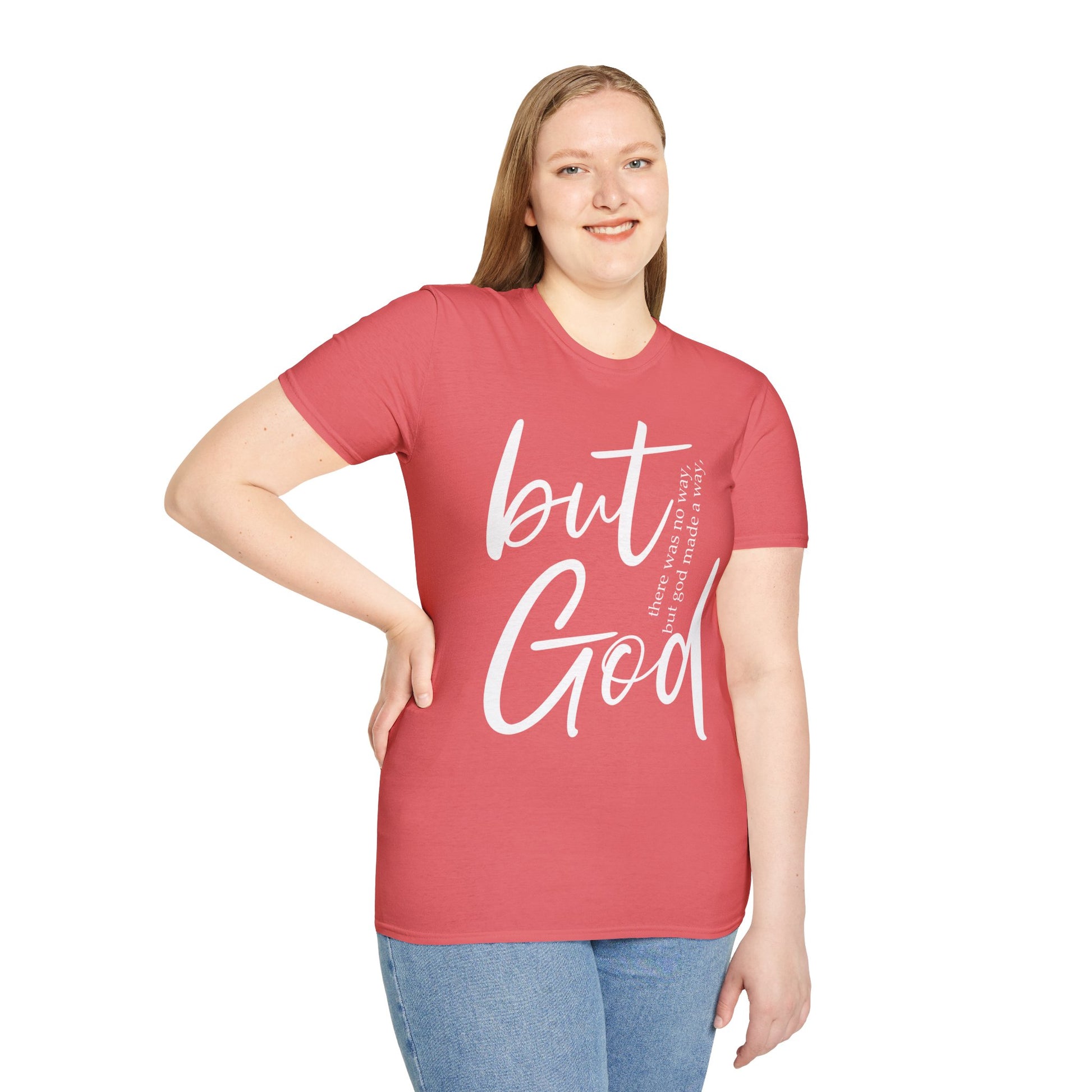 Inspirational T-Shirt - 'But God made a way' - Christian Gift for her
