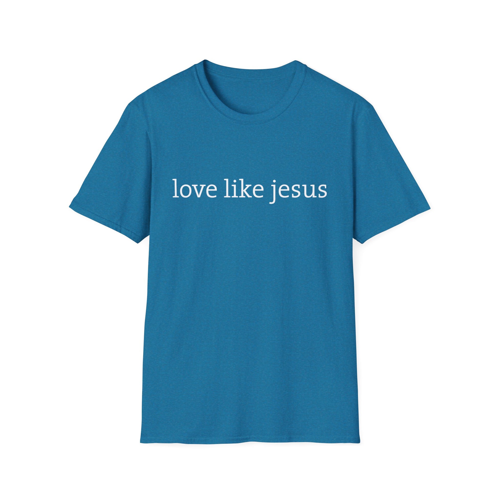 Love Like Jesus Softstyle T-Shirt - Christian Tee for Everyday Wear, Faith Apparel for Gifts, Church, Family Gatherings