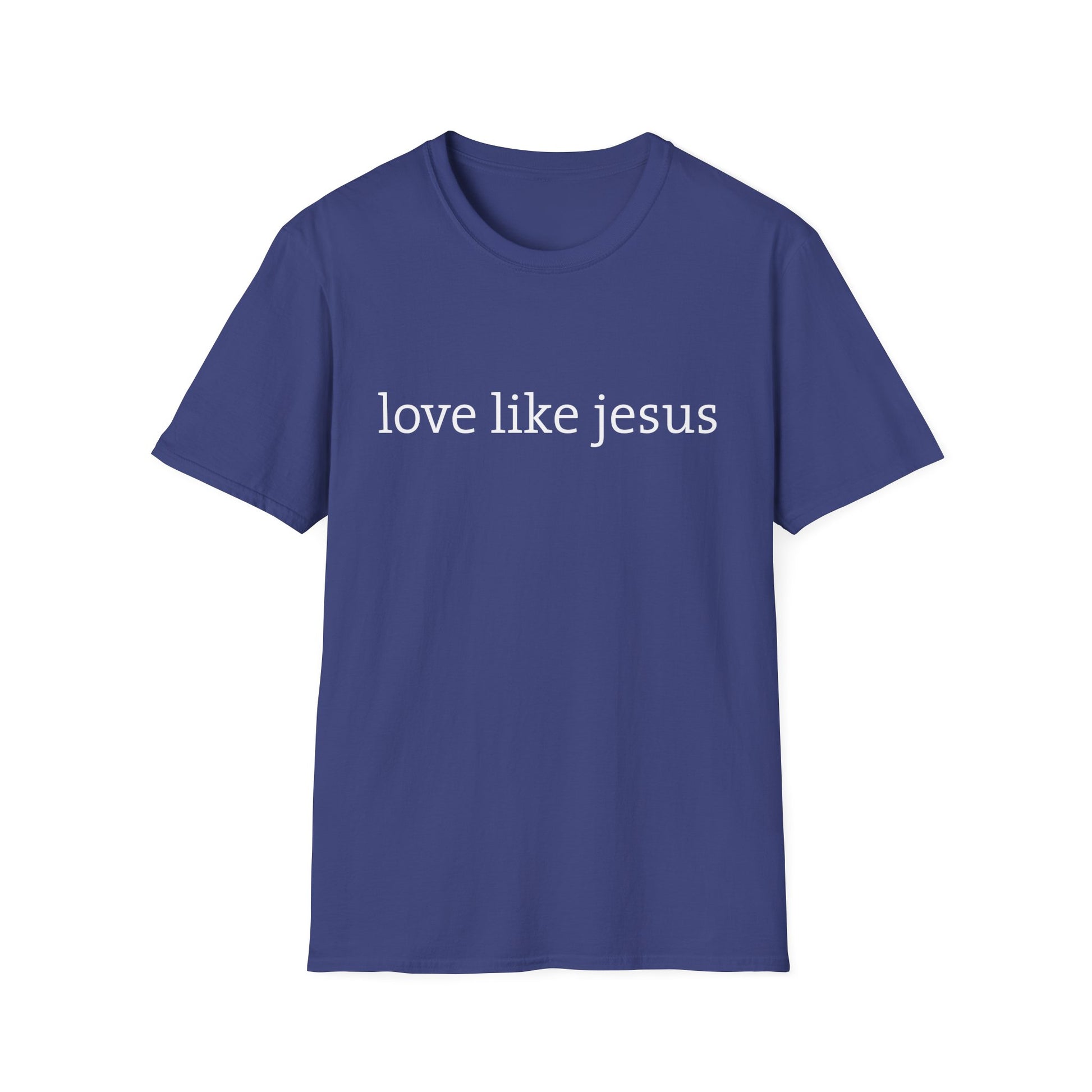 Love Like Jesus Softstyle T-Shirt - Christian Tee for Everyday Wear, Faith Apparel for Gifts, Church, Family Gatherings