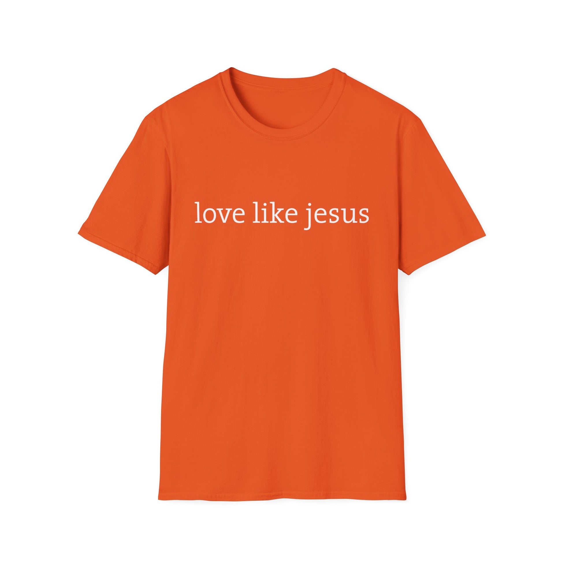 Love Like Jesus Softstyle T-Shirt - Christian Tee for Everyday Wear, Faith Apparel for Gifts, Church, Family Gatherings