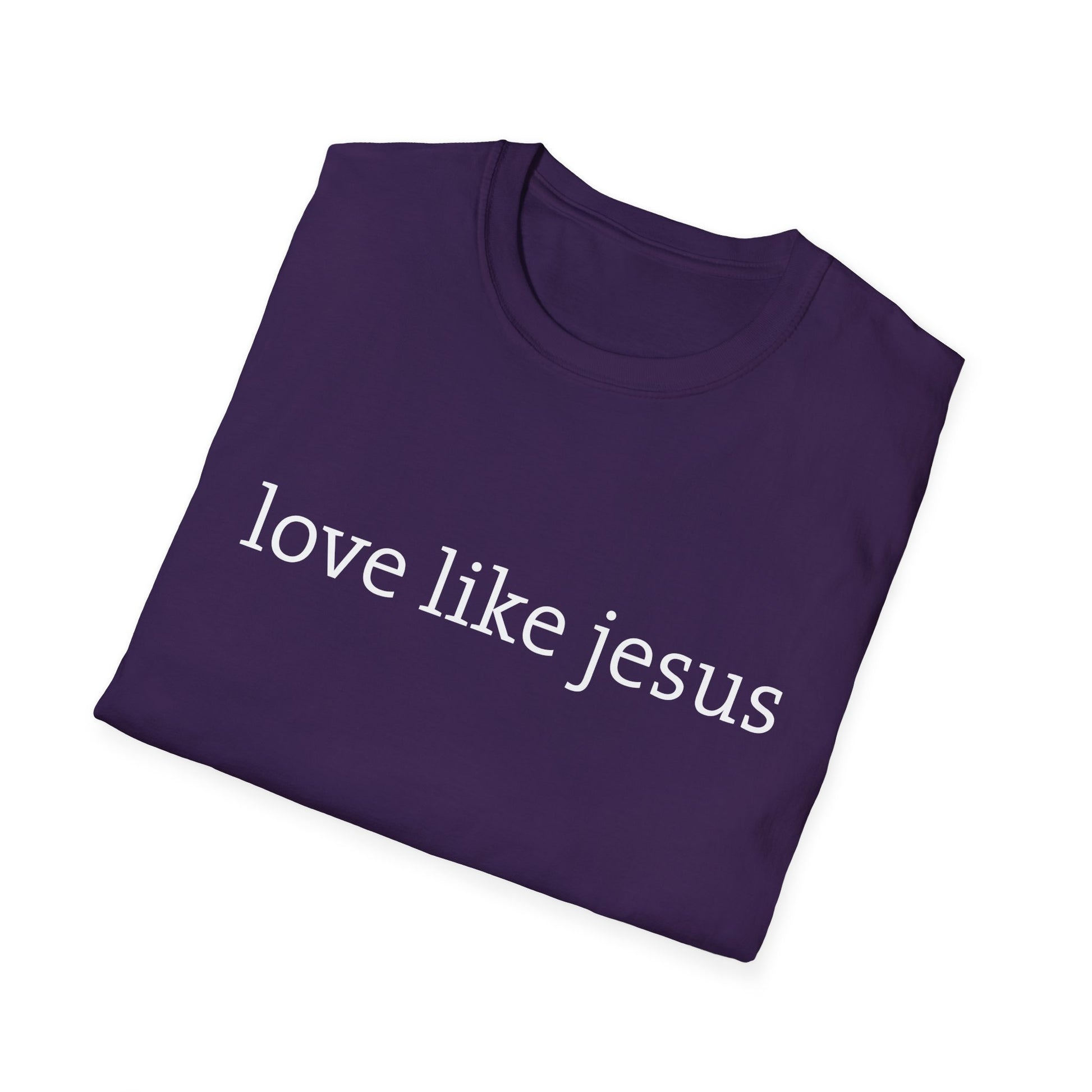 Love Like Jesus Softstyle T-Shirt - Christian Tee for Everyday Wear, Faith Apparel for Gifts, Church, Family Gatherings